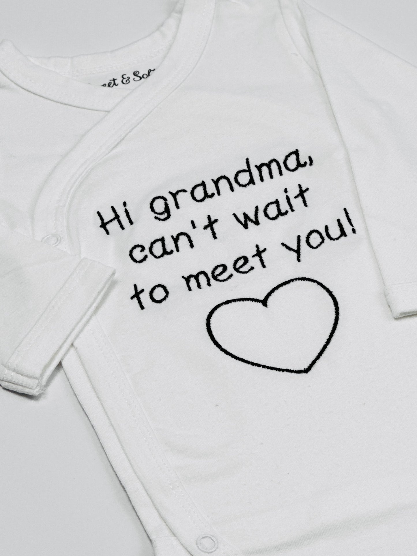 Romper | Hi grandma, can’t wait to meet you!