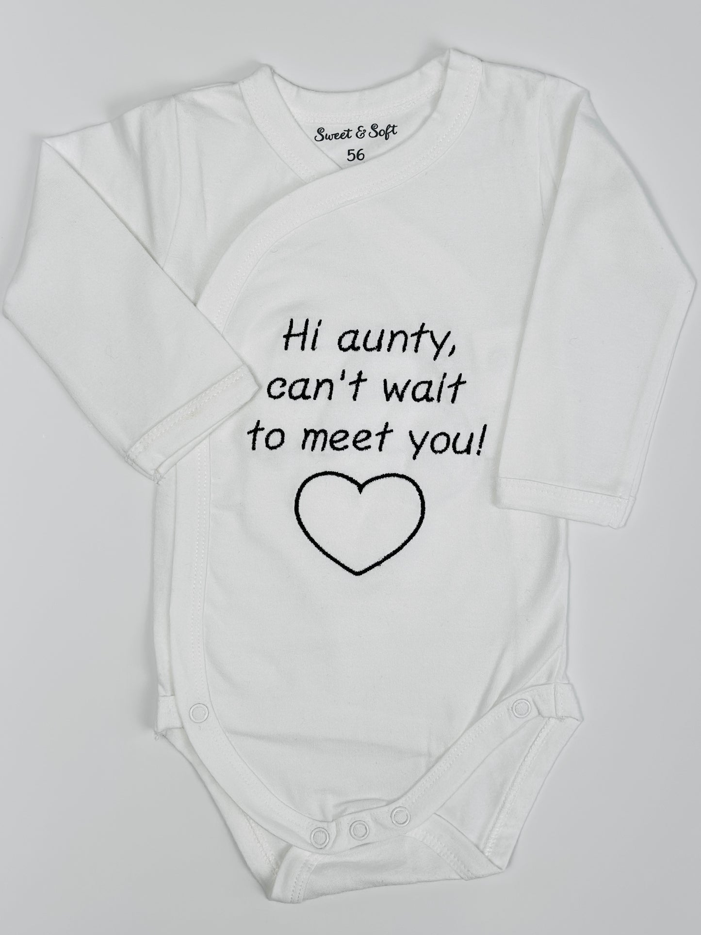 Romper | Hi aunty, can't wait to meet you!