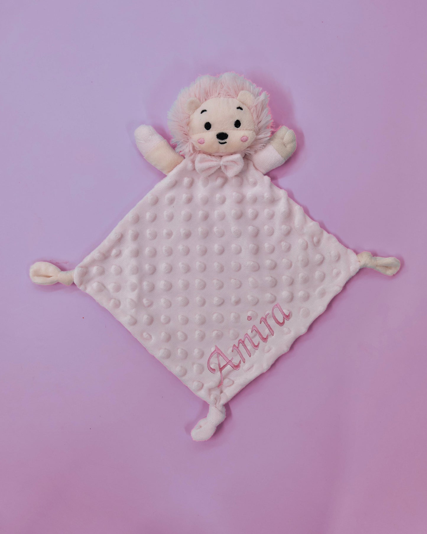 Knuffeldoekje Met Naam | Egel Roze