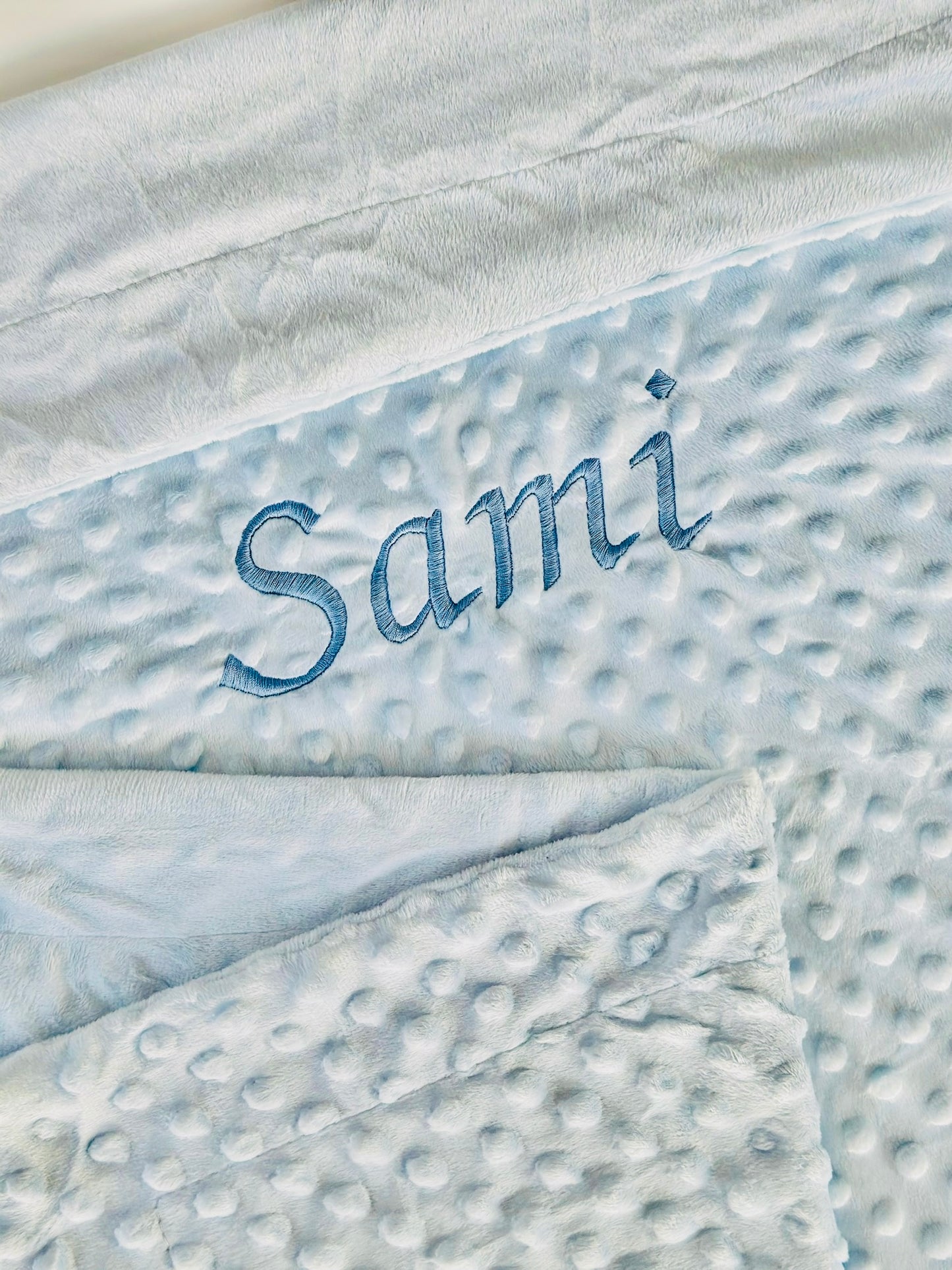 Dekentje Met Naam | Blauw