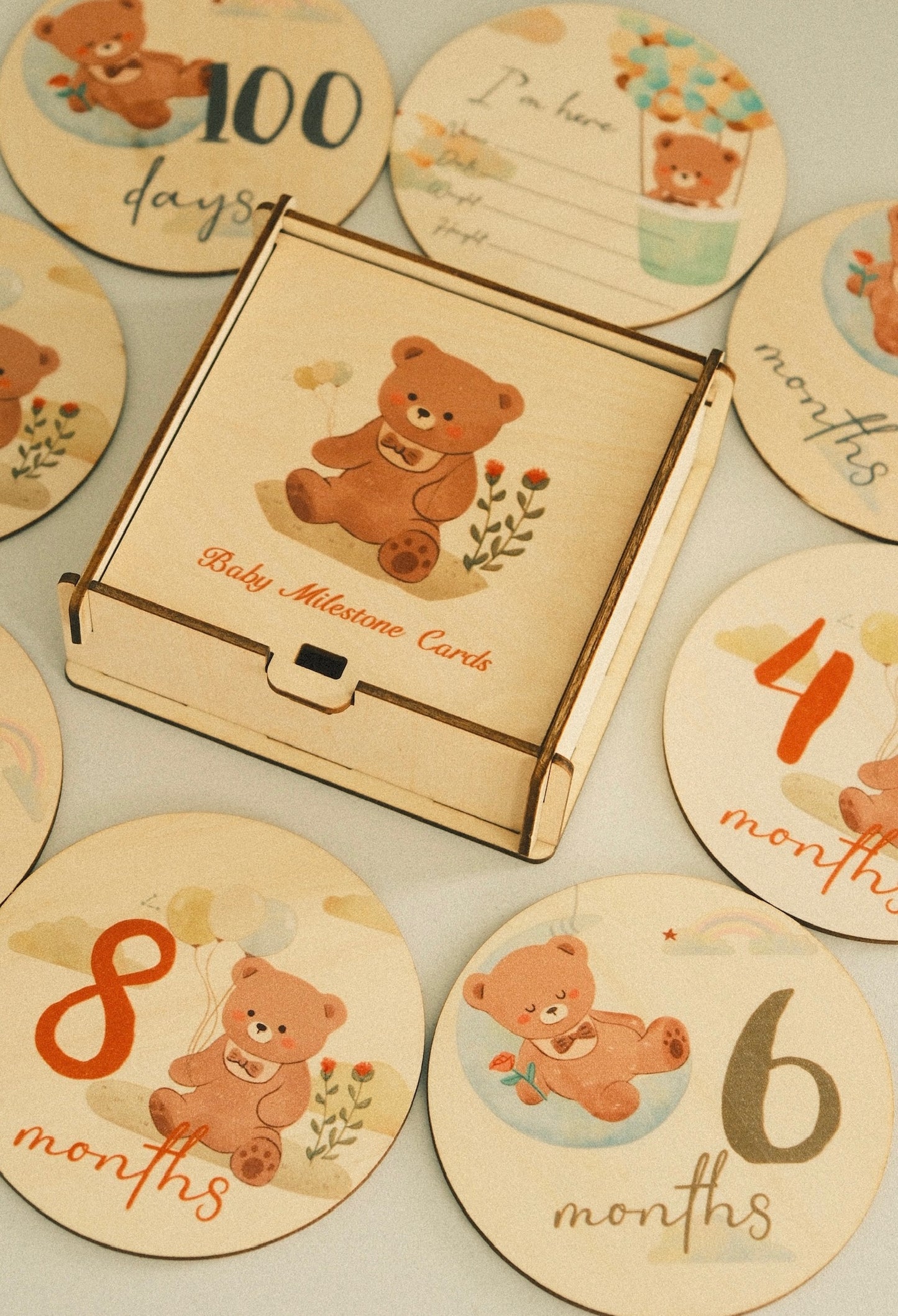 Milestone box | houten bordjes