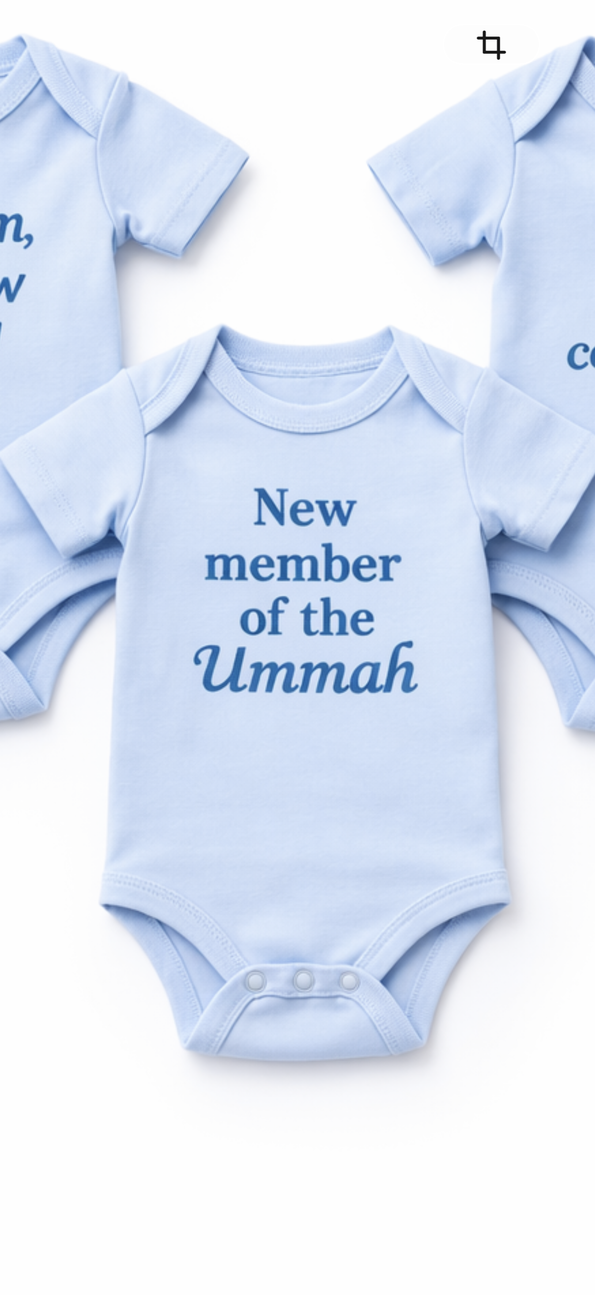 Romper Blauw | new member of the ummah