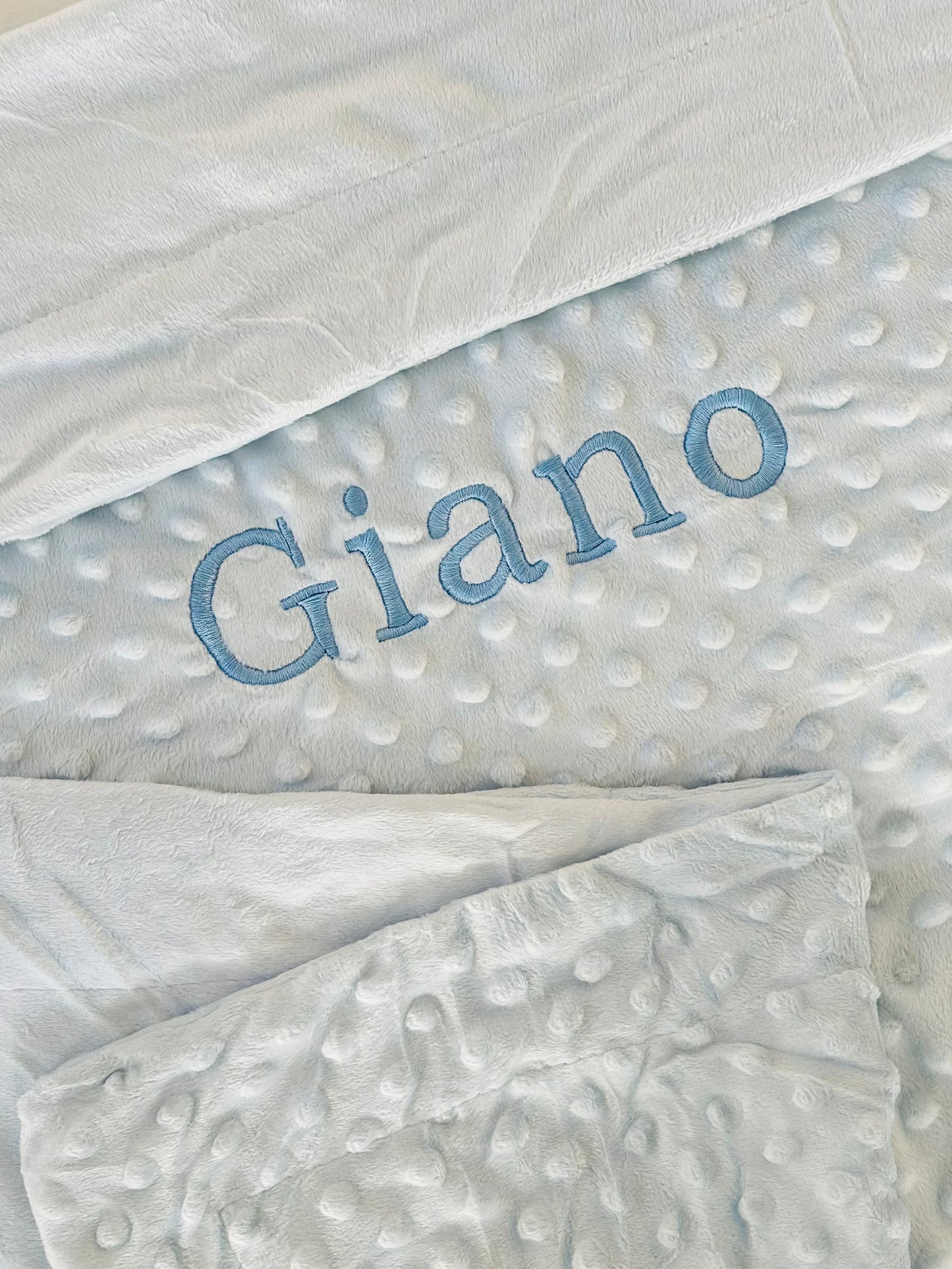 Dekentje Met Naam | Blauw