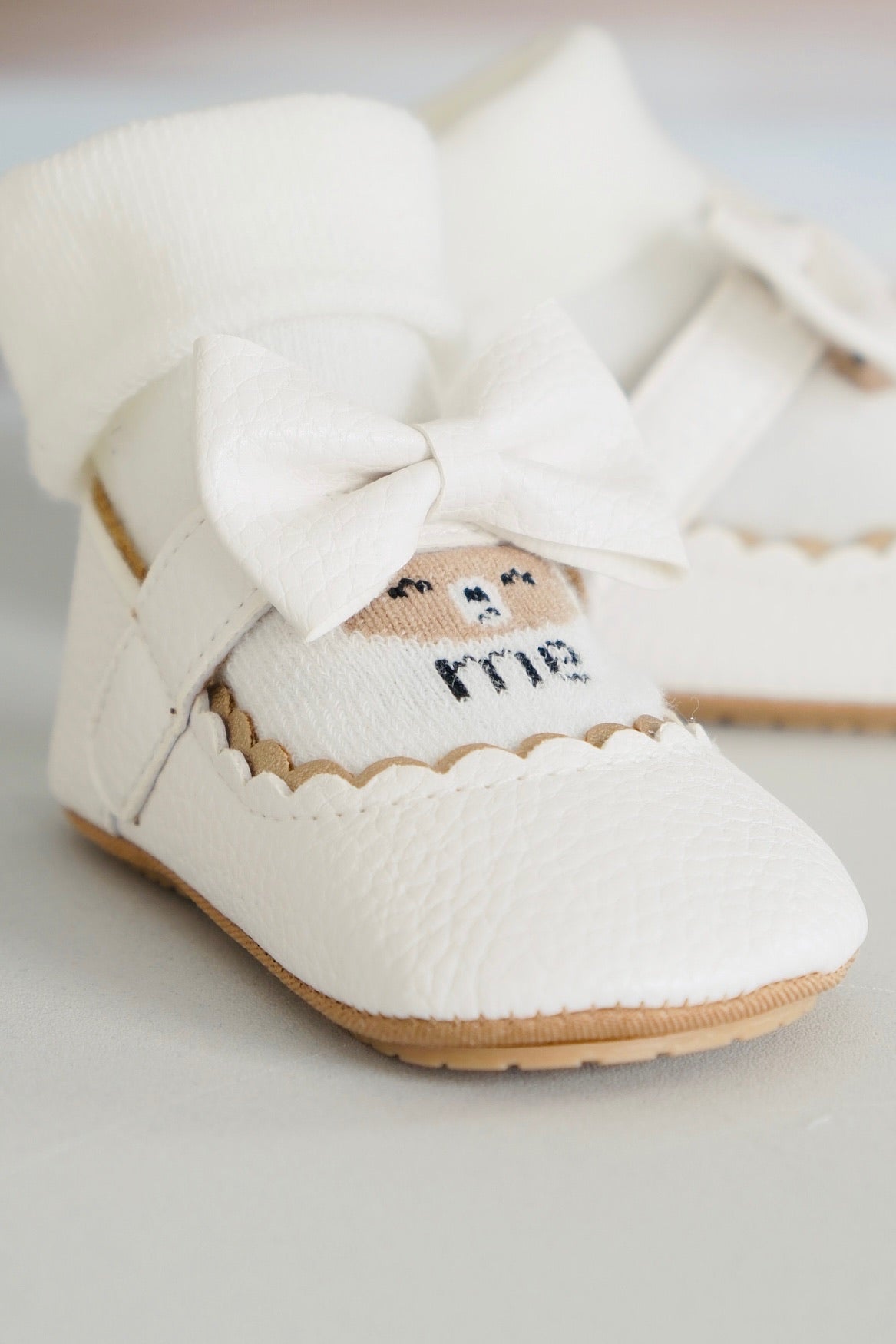 Leren schoentjes Meva | Wit