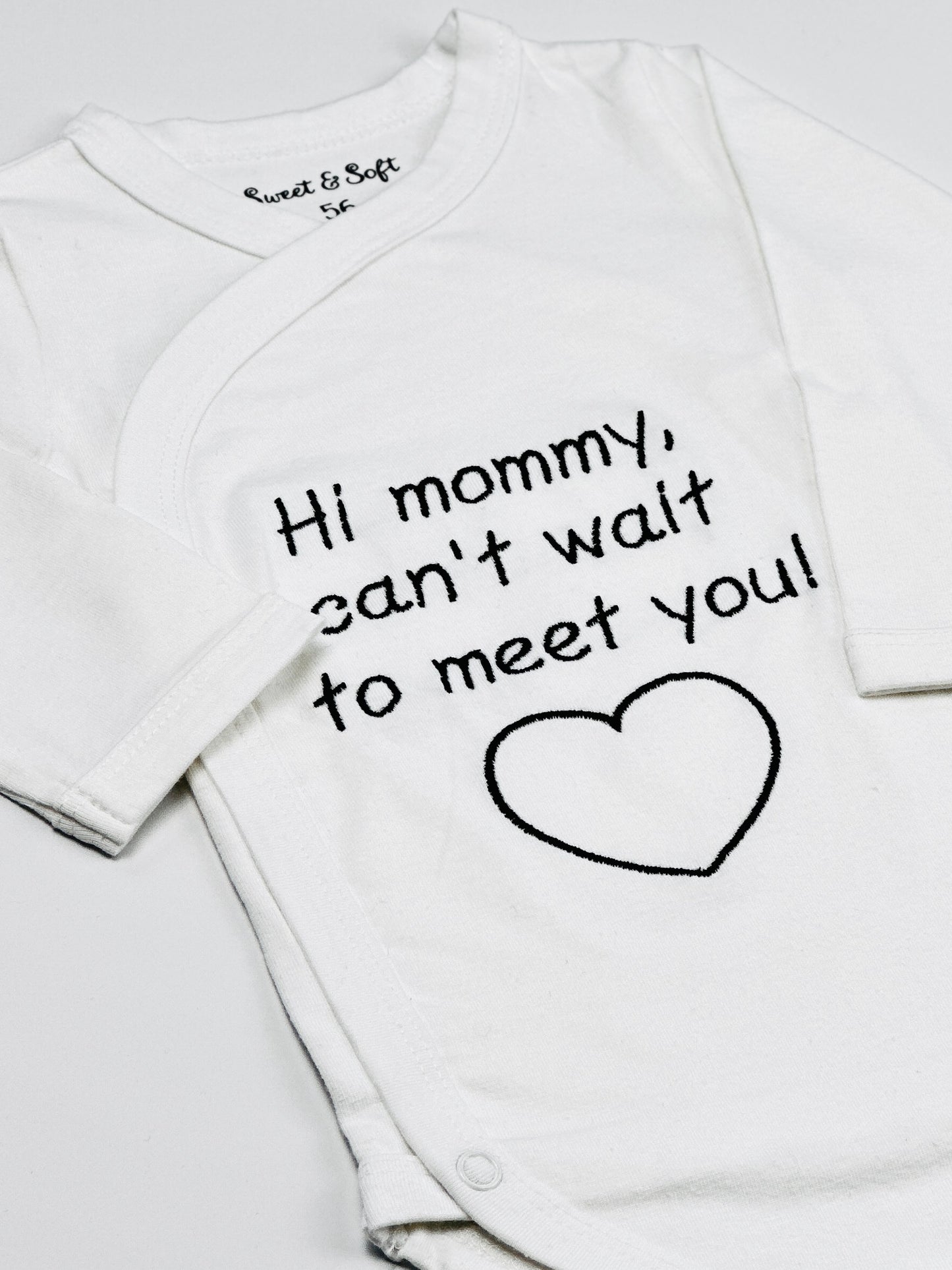 Romper | Hi mommy, can’t wait to meet you!