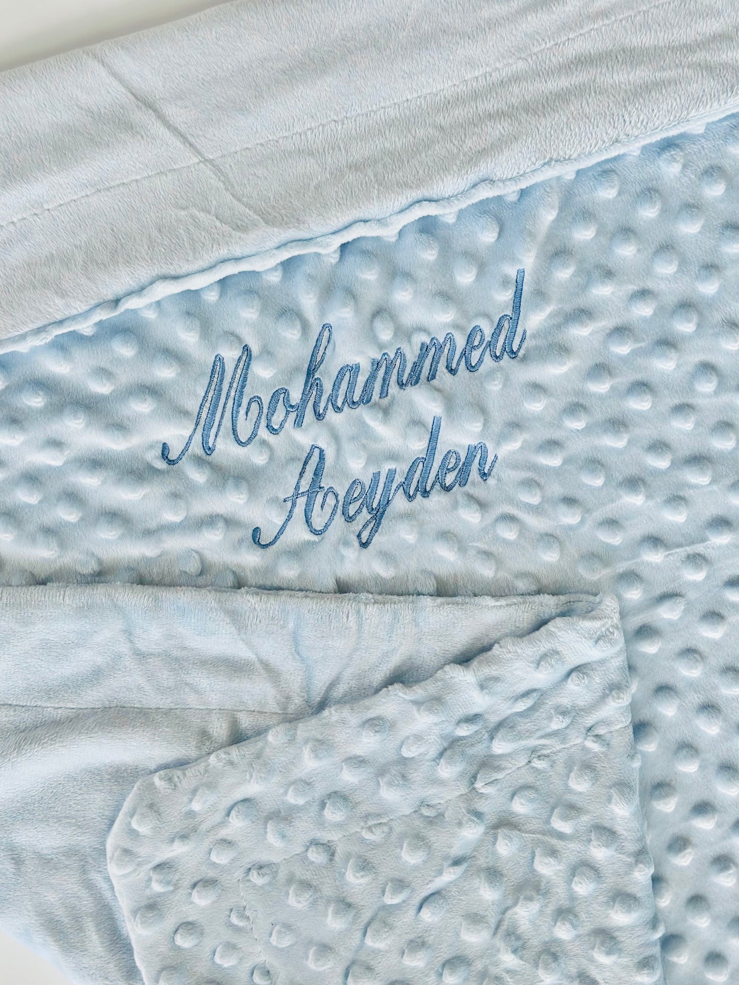 Dekentje Met Naam | Blauw