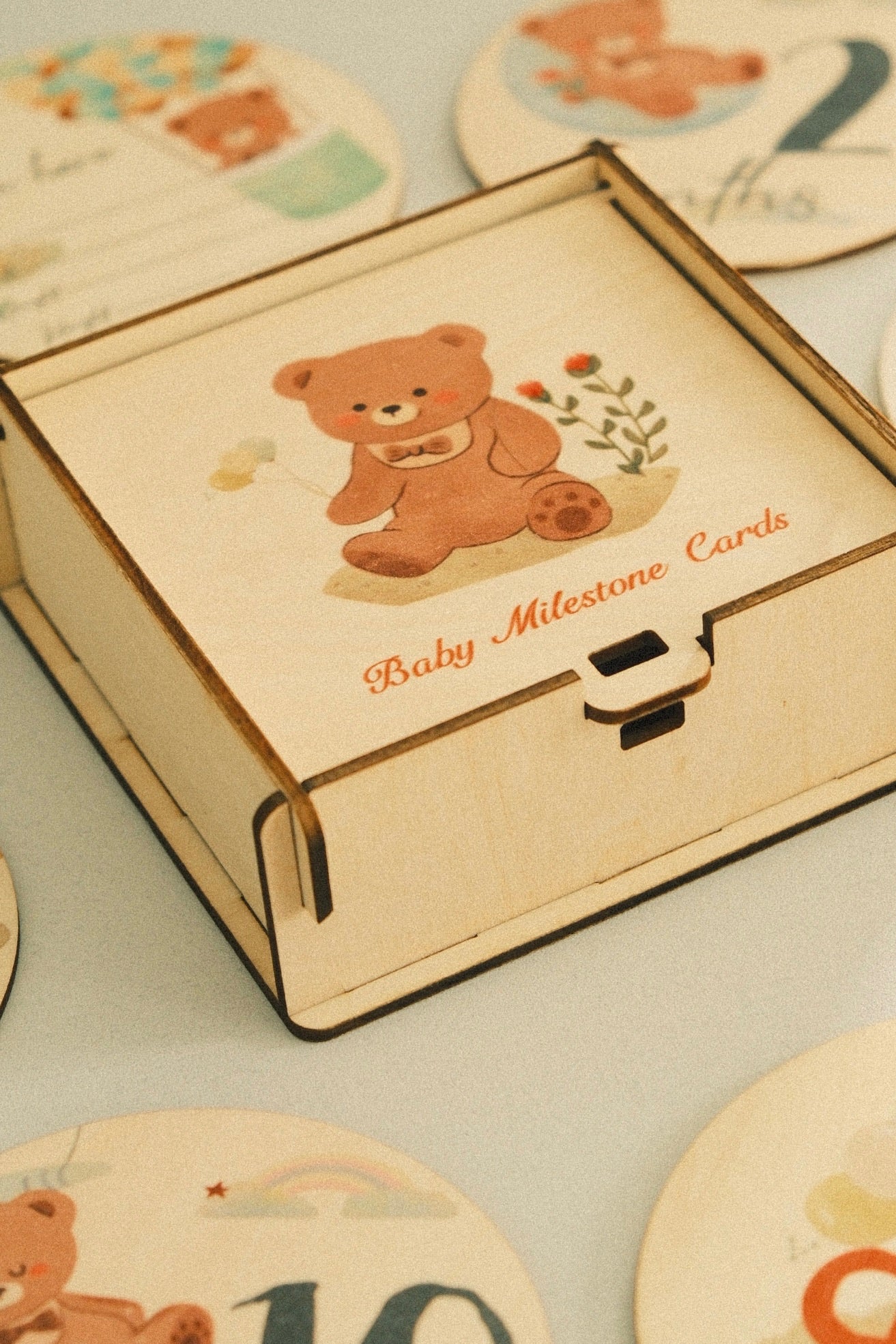 Milestone box | houten bordjes