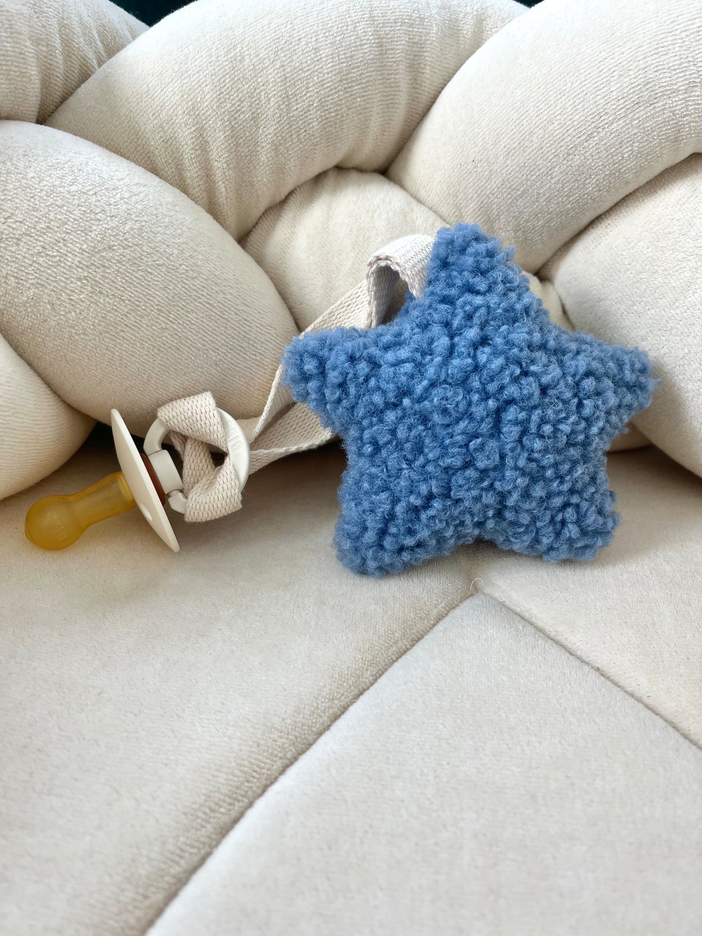 Speenknuffel met naam | Ster
