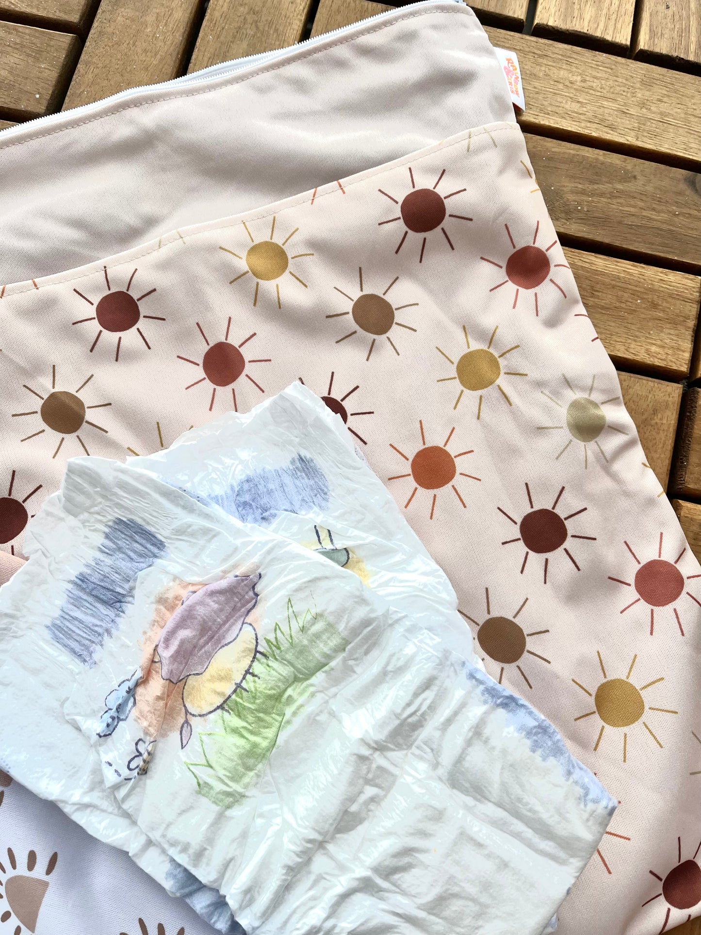 Waterdichte zomerse luiertas