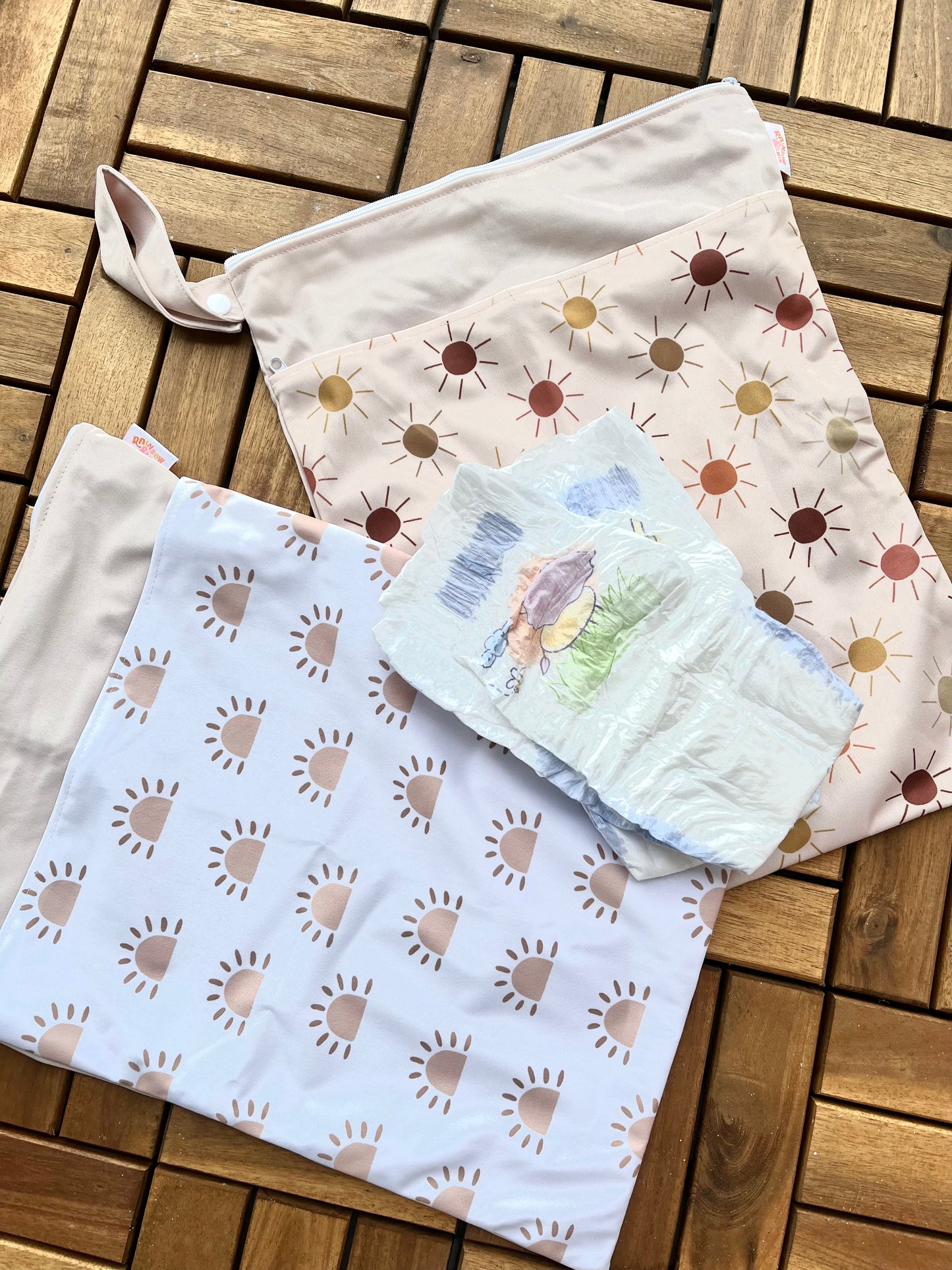Waterdichte zomerse luiertas