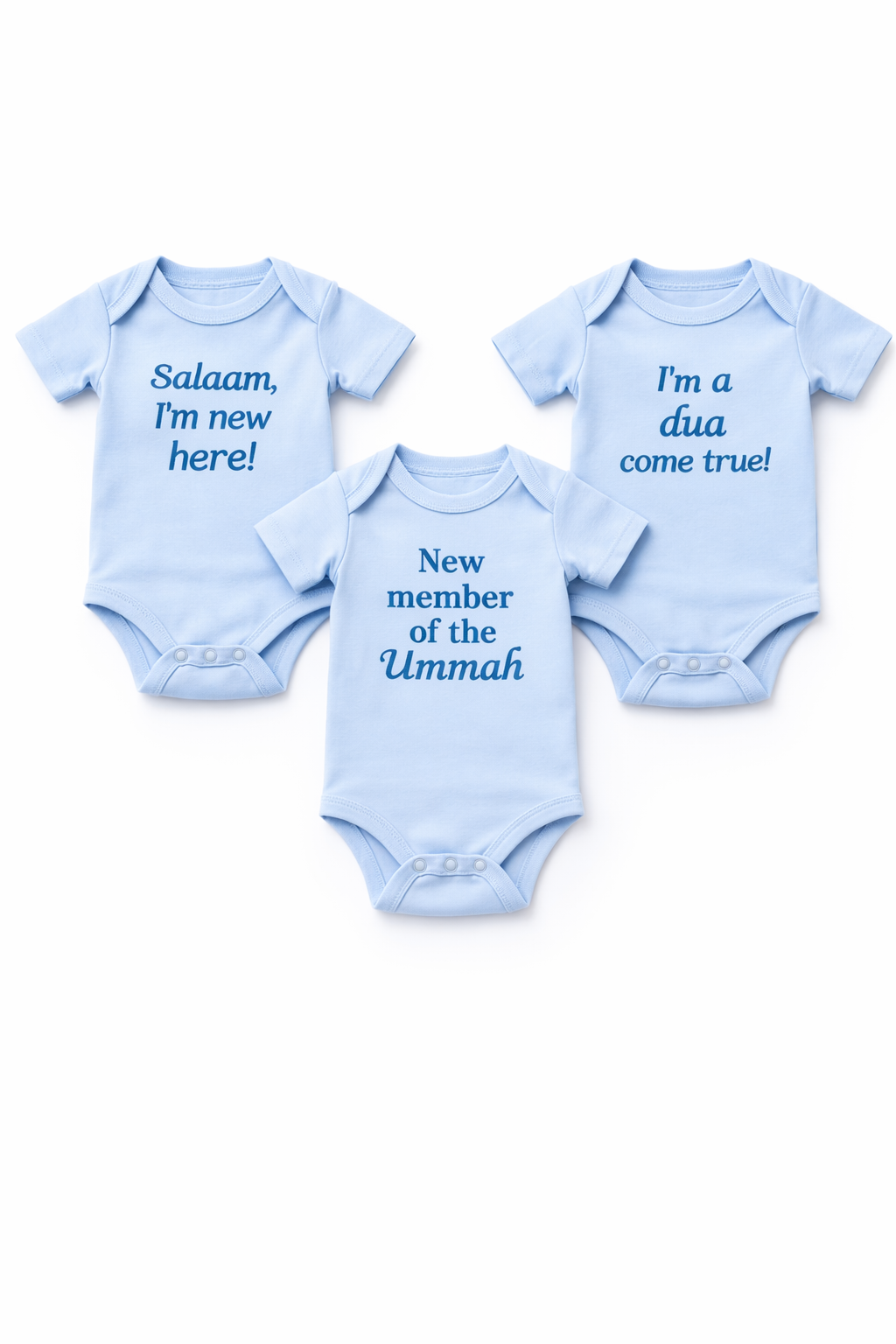 Romper Blauw | new member of the ummah