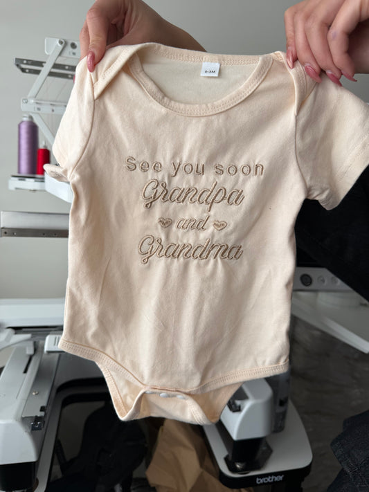 Romper | grandma and grandpa