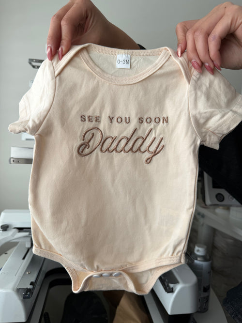 Romper | see you soon daddy