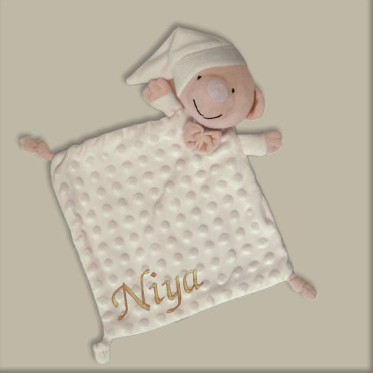 Knuffeldoekje Met Naam (Creme)